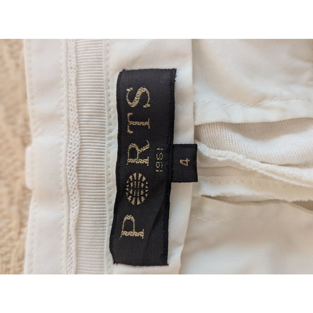 Women's Ports 1961 Pants size 4 White & Grey - Picture 11 of 13